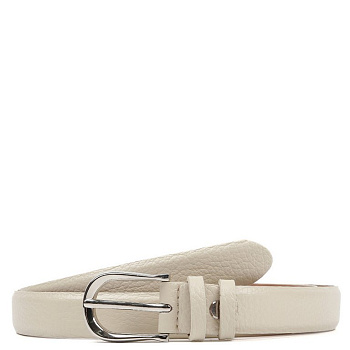 Ремень FABRETTI женский, натуральная кожа, размер 120, св. бежевый