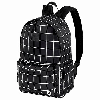 Рюкзак молодежный женский BRAUBERG POSITIVE "Checkered" 42*28*14 см, карман-антивор