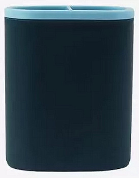 Подставка для ручек 8,5*10,5 см deVENTE "Modern" пластик, синий/голубой