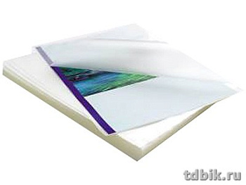 Пленка для ламинирования А7- 70*100 мм 100 мкм (100 шт) глянцевая