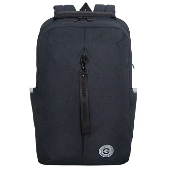 Рюкзак школьный для девочки Grizzly 28*42*14 см, черный