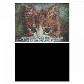 Папка для рисования А4, 10л. 200 г/м, тонированная черная бумага