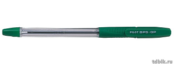 Ручка шариковая масляная Pilot резин.упор 0,7мм зеленая (стерж.144мм, линия 0,22мм)