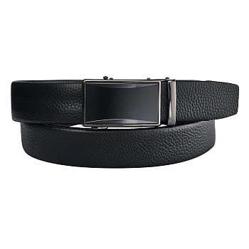 Ремень Dr.Koffer мужской нат. кожа, черный