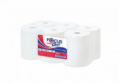 Полотенце бумажное для диспенсера в рулоне Focus Extra Quick (H1), 2-х сл.,150м,ш20см,втd38мм,matic