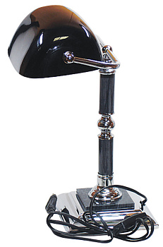 Светильник настольный мрамор + металл "Fair Wind Ampere" цвет черный