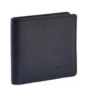 Портмоне Dr.Koffer 11*9 см нат. кожа, синий