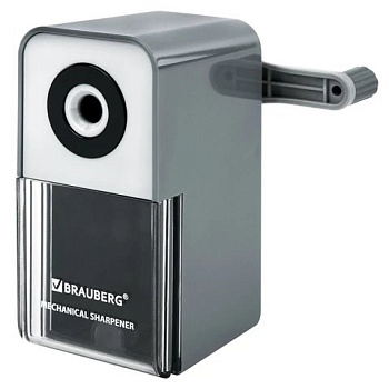 Точилка механическая пластиковый корпус BRAUBERG CLASSIC (50х102х97 мм)
