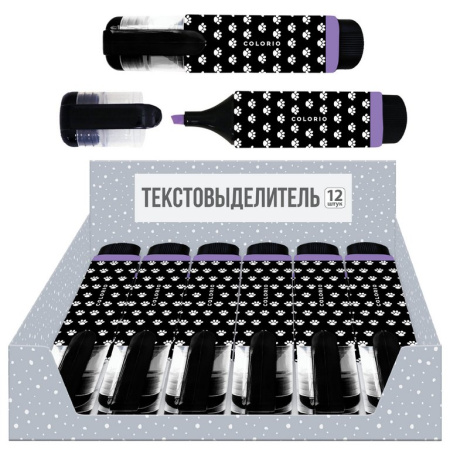 Текст-маркер Colorio сиреневый