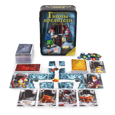 Игра настольная  .8+ с карточками "Гномы-вредители. Делюкс" (2-12 игроков, 30 мин) Стиль жизни
