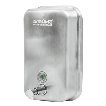 Диспенсер для жидкого мыла 1л, нержав. сталь, матовый ЛАЙМА INOX