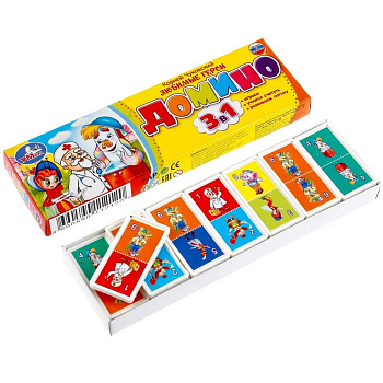 Игра настольная Домино "Любимые герои. К.Чуковский" Умка