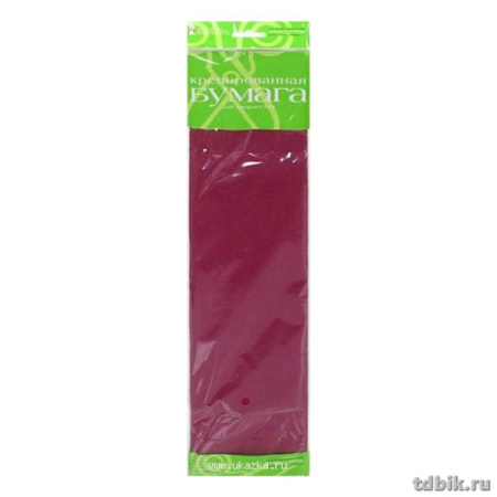 Бумага креповая 50*250 бордо, Альт