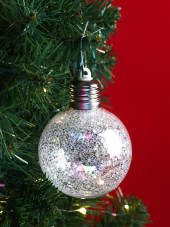 Набор шаров светящихся "Снегопад" LED 8см (3шт)