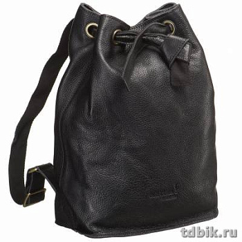 Рюкзак женский Dr.Koffer 37х25х14 см, нат.кожа, черный