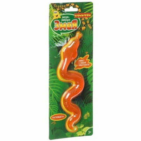 Игрушка Чудики "Лизун-липучка. Змея" Bondibon