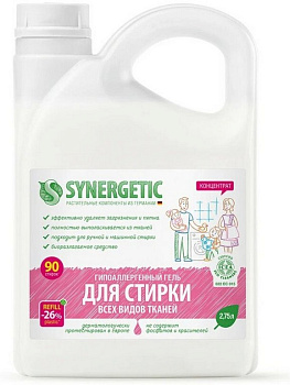 Средство моющее Synergetic универсальное 2,75 л (для машинной и ручной стирки)