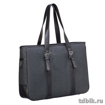 Сумка для документов Dr.Koffer, нат. кожа, черная