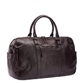 Сумка дорожная Dr.Koffer  50х32х20 см нат. кожа, коричневая