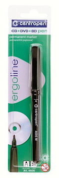 Маркер для CD 1мм Centropen перманентный, чёрный