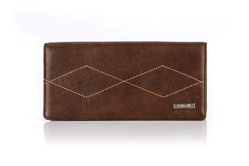 Портмоне D.Morelli мужское "БОНД" нат.кожа, коричневый