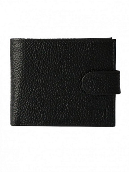 Портмоне D.Morelli мужское "Texas" с хляст., нат.кожа, цвет черный