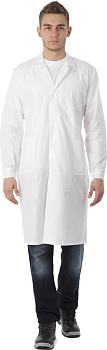 Спецодежда Халат мужской "Медицинский" р-р 48-50/182-188, цвет белый