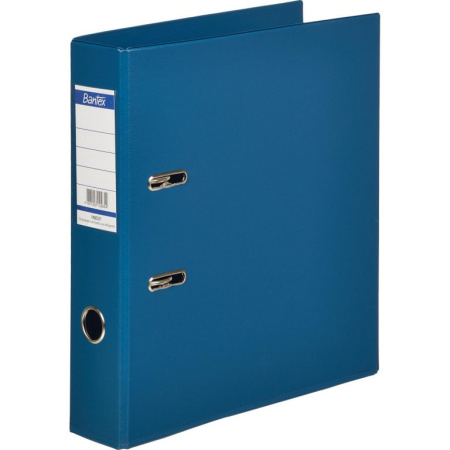 Папка-регистратор А4 70мм Bantex пл. карман на торце, в пленке ПВХ синяя