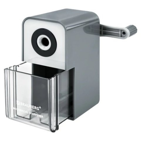 Точилка механическая пластиковый корпус BRAUBERG CLASSIC (50х102х97 мм)