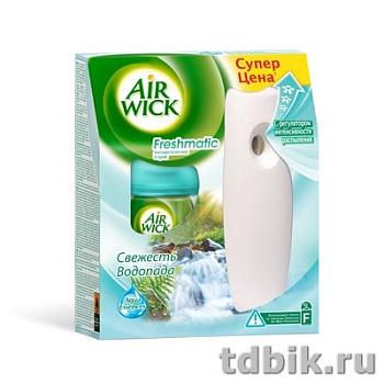 Освежитель воздуха автоматический Airwick Freshmatic (диспенсер+аэрозоль) действует до 60 дней