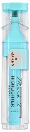 Набор текст-маркеров  3 шт LOREX "PASTEL" (сиреневый, мятный, коралловый)