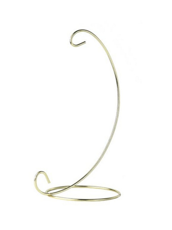 Подстака-экспозитор для подвешивания шаров/украшений НГ "Золотистая" 10*10*23 см