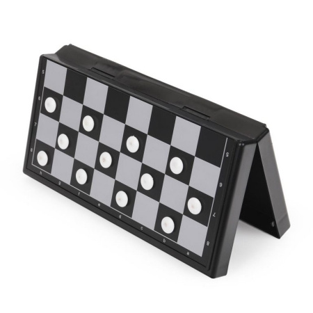 Игра настольная Шашки (пластик) магнитные в коробке