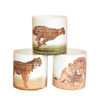 Игрушка Пружинка " Животный мир ", цвета Радуга