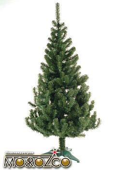 Ель декоративная  1,2 м "Сибирская" (ПВХ, иголки=37,5мм, 125веток, 8ярусов, d=90см)  MOROZCO