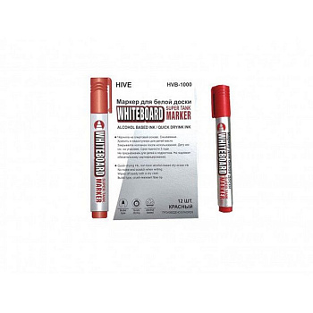 Маркер для доски Hive 2 мм красный круг. (аналог Crown)