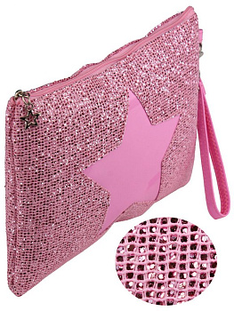 Пенал  для девочки Prof-Press "Розовая звезда" А5