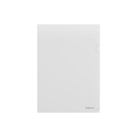 Папка-уголок A4 пластик 0,16 мм Erich Krause "Glossy Clear" прозрачная