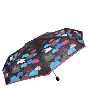 Зонт женский суперавтомат Fabretti, мини , 3 сложения, эпонж