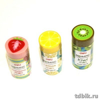 Ластик Deli Blooming цилиндр 22*43мм, ассорти