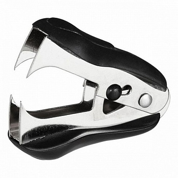 Антистеплер для скоб № 10, 24/6, 26/6 с фиксатором, черный Lamark