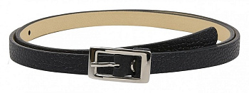 Ремень Alliance нат. кожа,  ширина 15мм, черный