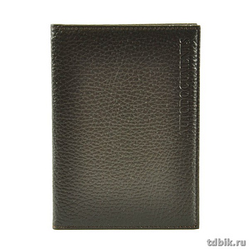 Бумажник водителя D.Morelli "Texas" нат. кожа, коричневый