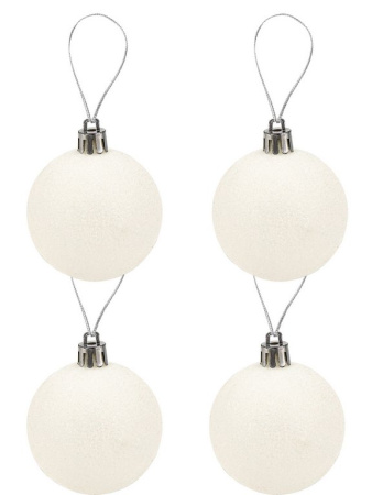 Набор шаров  цвет ассорти 30 мм 28 шт, 45мм 2шт, 60мм 12 шт "Стильные тона"