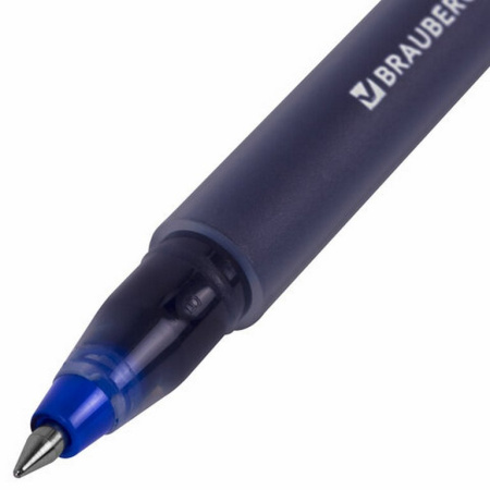 Ручка гелевая Brauberg "X-WRITER 1800" 0,5мм синяя (линия 0,4мм, одноразовая)