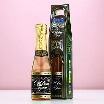 Гель для душа в подарочной упаковке, аромат шампанского 250 мл