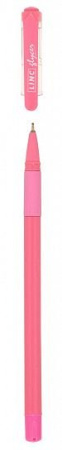 Ручка шариковая масляная Linc Glycer colors резин.упор  0,7мм синяя (ст.142мм, линия 0,35мм) игольч.