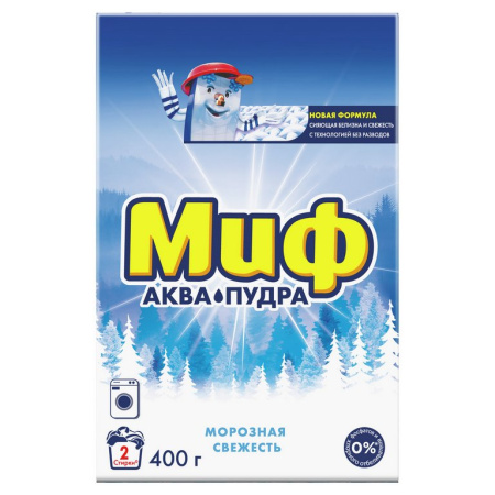 Стиральный порошок Миф автомат   400 г. "Морозная свежесть"