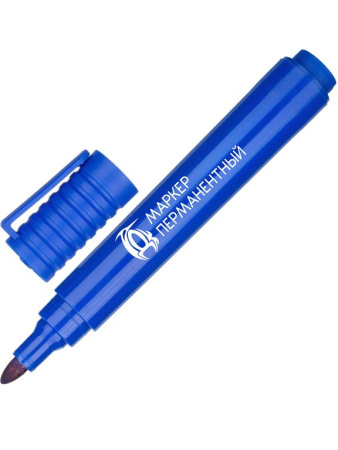 Маркер перманентный  2,0-5,0 мм РДК круглый, синий