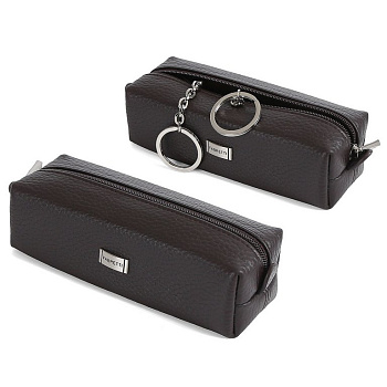 Футляр для ключей FABRETTI нат. кожа, 17*4,5*5,5см, коричневый